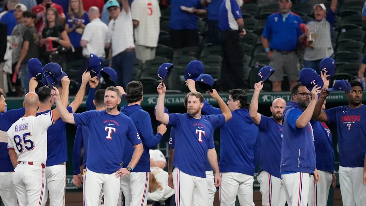 Rangers Beat Mets in Home Finale, Head to Final Weekend Tied for AL West Lead