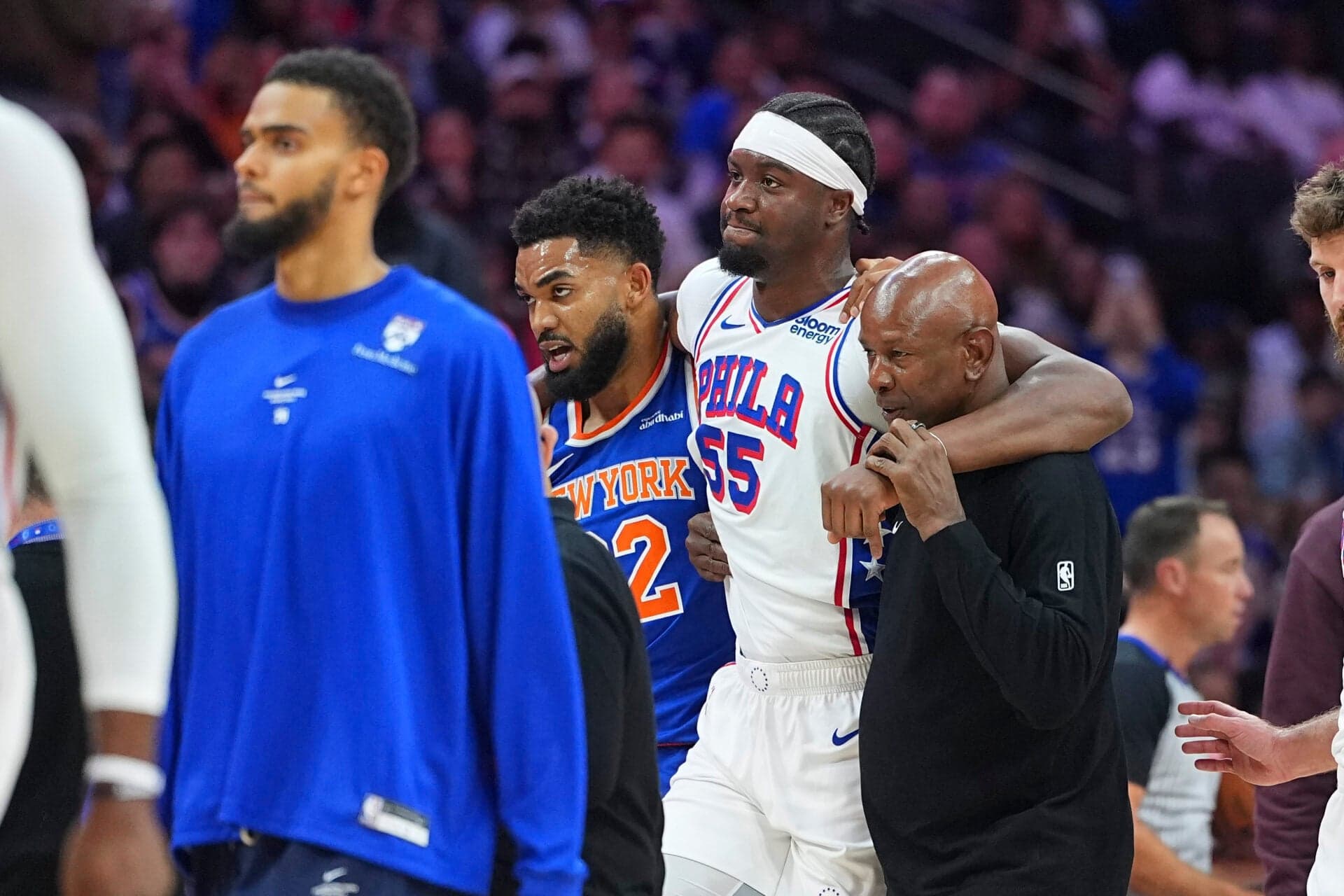 Hukporti set for MRI on right Achilles after leaving 76ers preseason opener