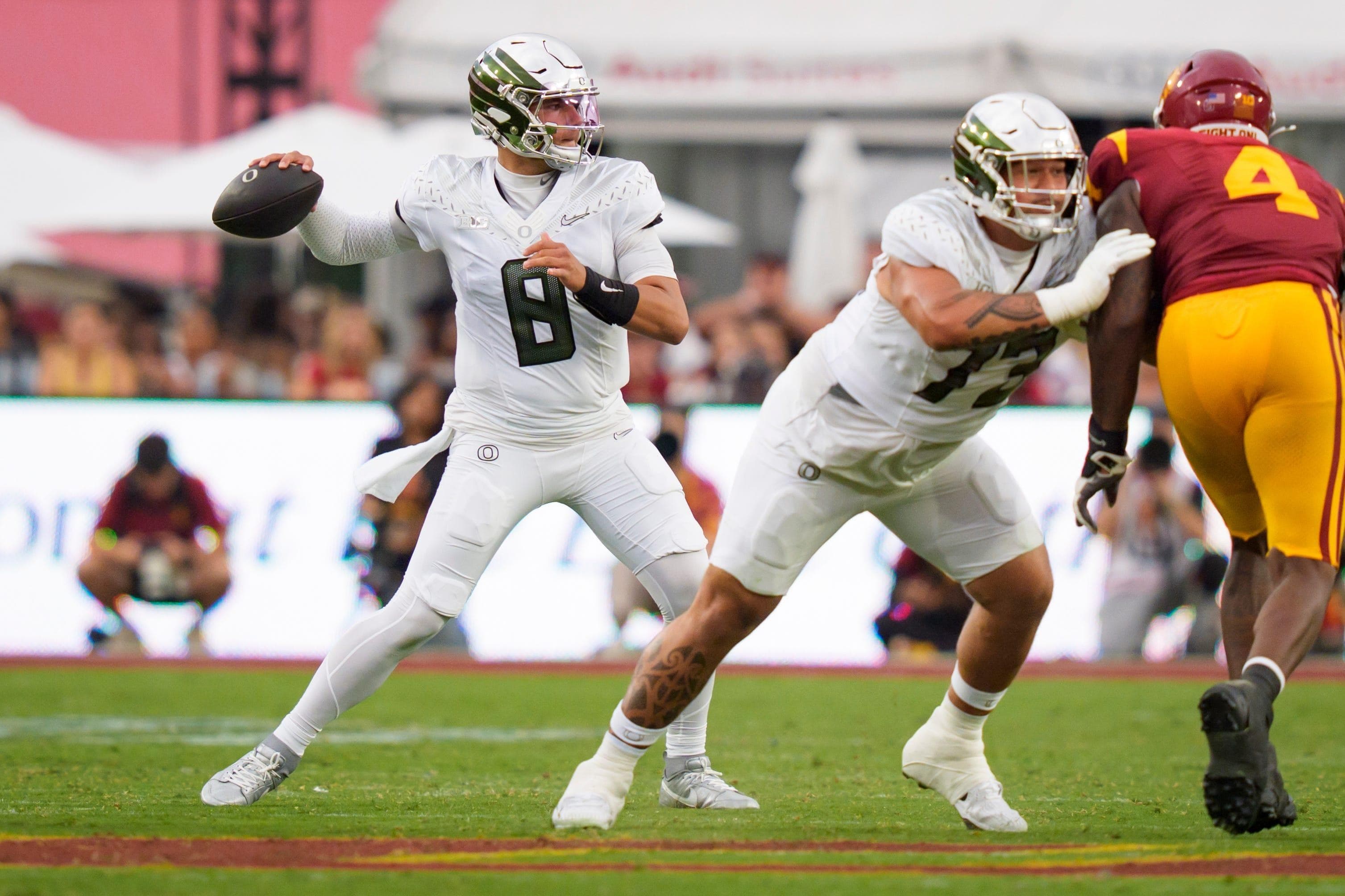 Oregon Beats USC 41-27 as Dylan Raiola Takes Over for Injured Dante Moore