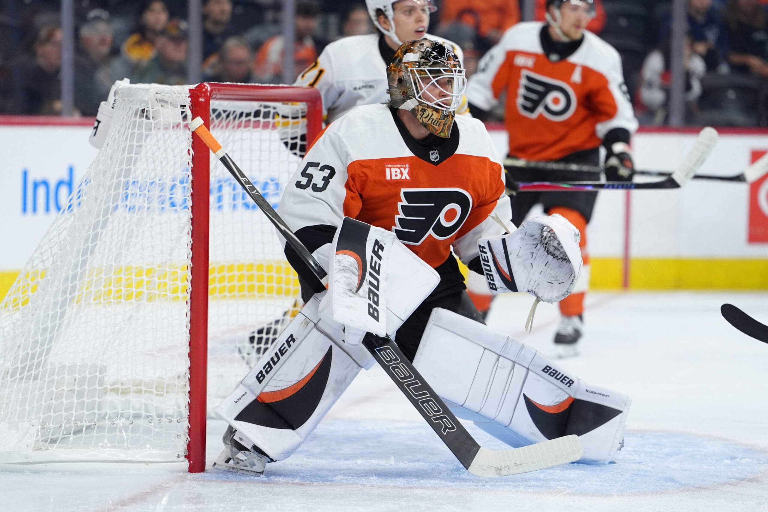 Michkov and Knuble Score as Woll's 28 Saves Lift Flyers Past Bruins