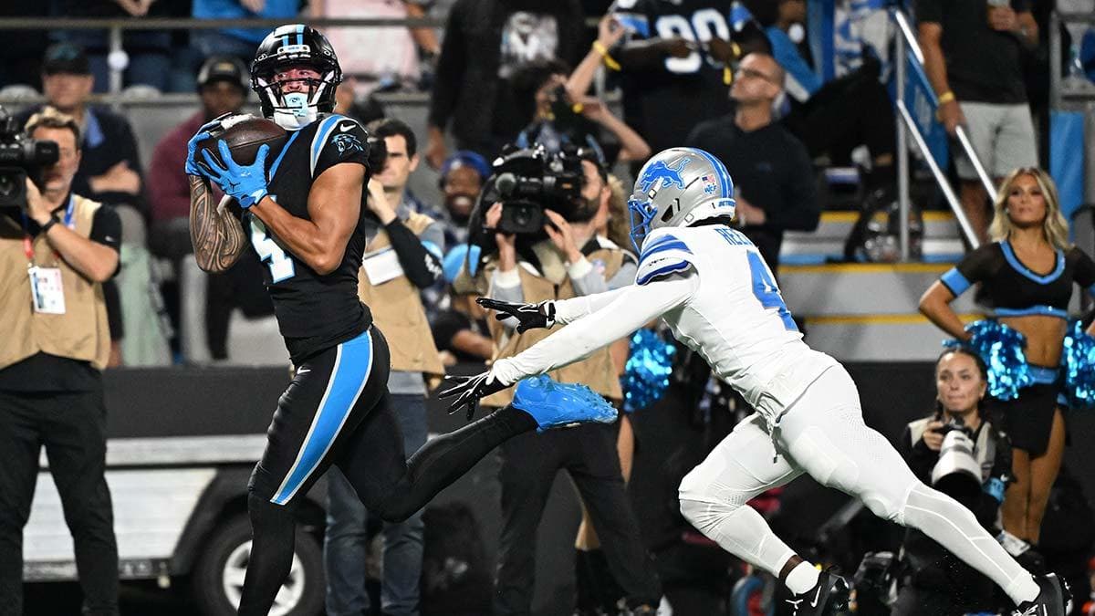 Panthers Beat Lions 32-26 as McMillan Logs 14 Catches, 192 Yards, 2 TDs