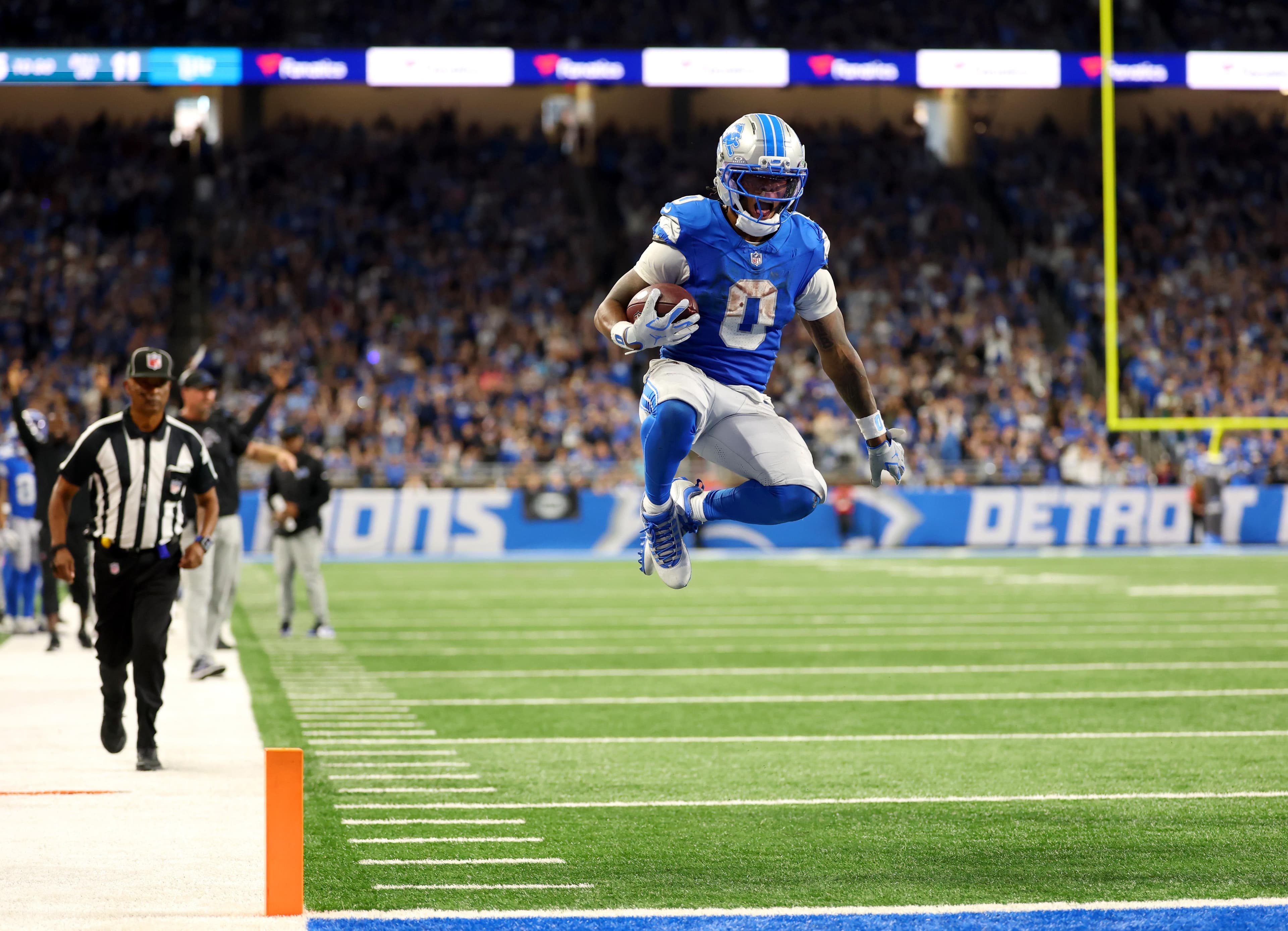 Lions Outlast Jets 31-24 Behind Jahmyr Gibbs' Three-Touchdown Day