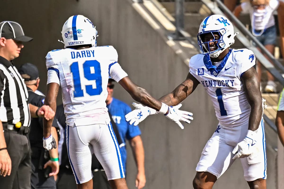 Kentucky Freshman Kenny Darby Earns Top-10 PFF Grade for Week 3