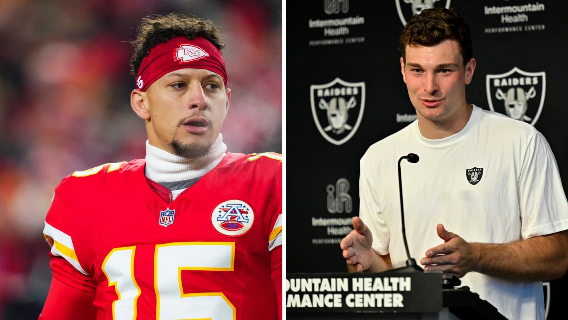 Mahomes sees his own rookie path in Raiders backup Fernando Mendoza