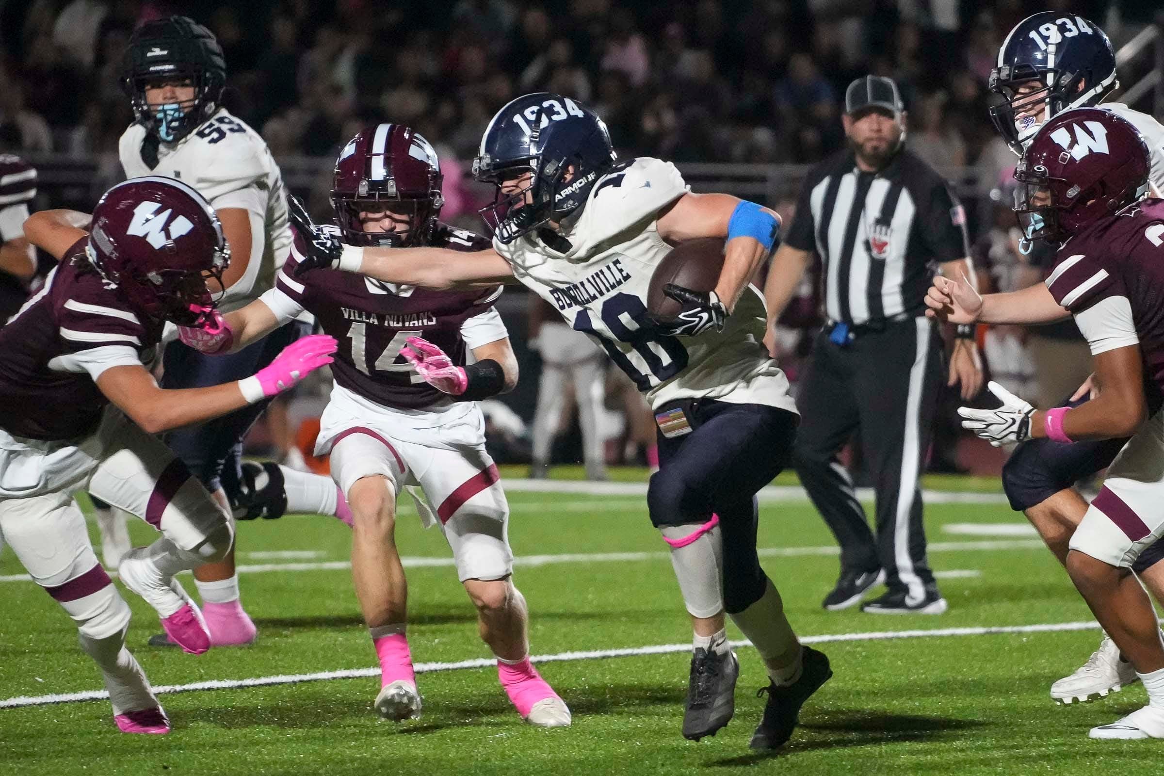 Marcoccio's 294-Yard Night Powers Burrillville Past Woonsocket 41-18