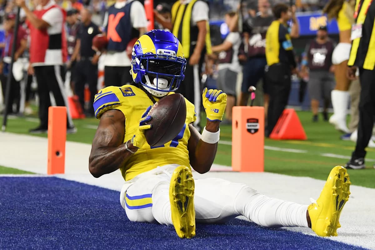 Adams, Young fill in for injured Nacua and Garrett as Rams rout Giants 28-6