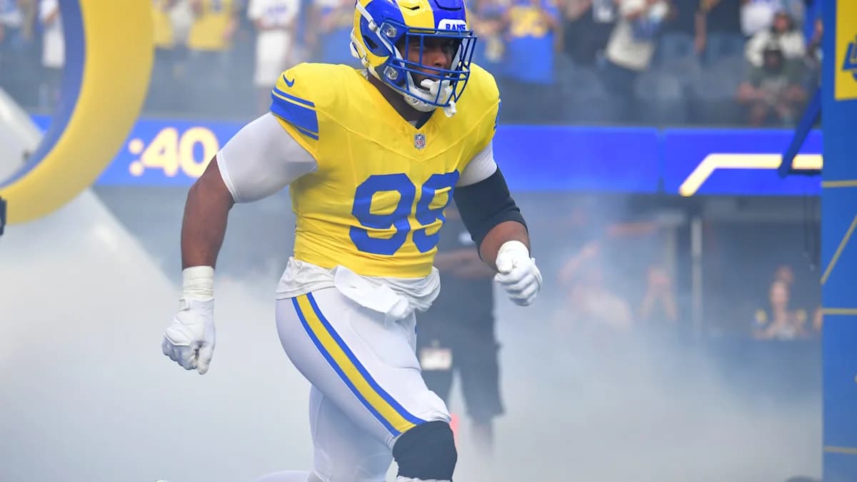 Aaron Donald Reflects on Rams Return, 28-6 Win Over Giants