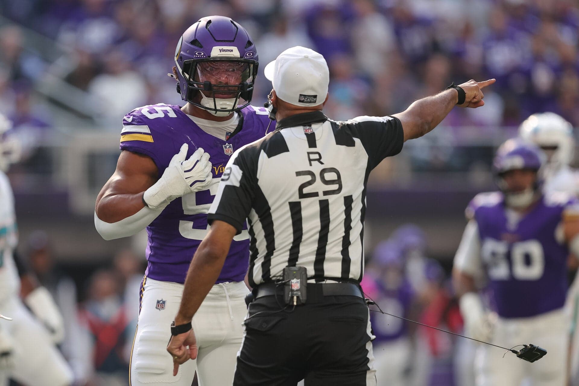 NFL Reviewing Referee Confrontations With Cardinals' McBride, Vikings' Wilson