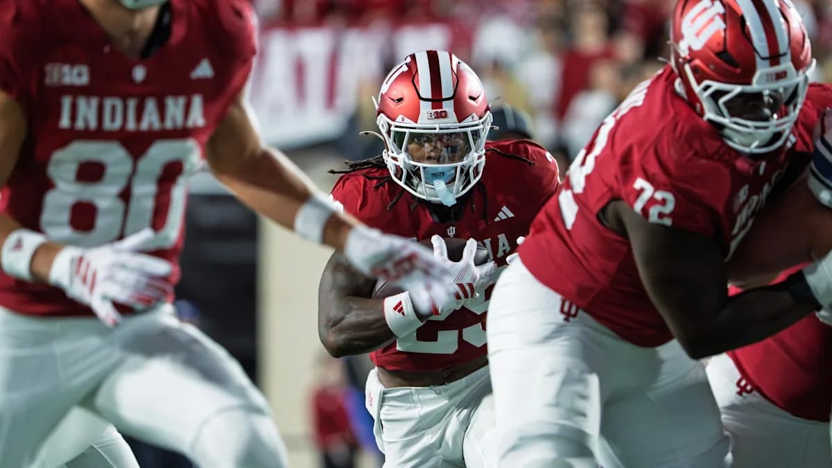 No. 4 Indiana holds off Northwestern 29-23 to keep unbeaten run alive