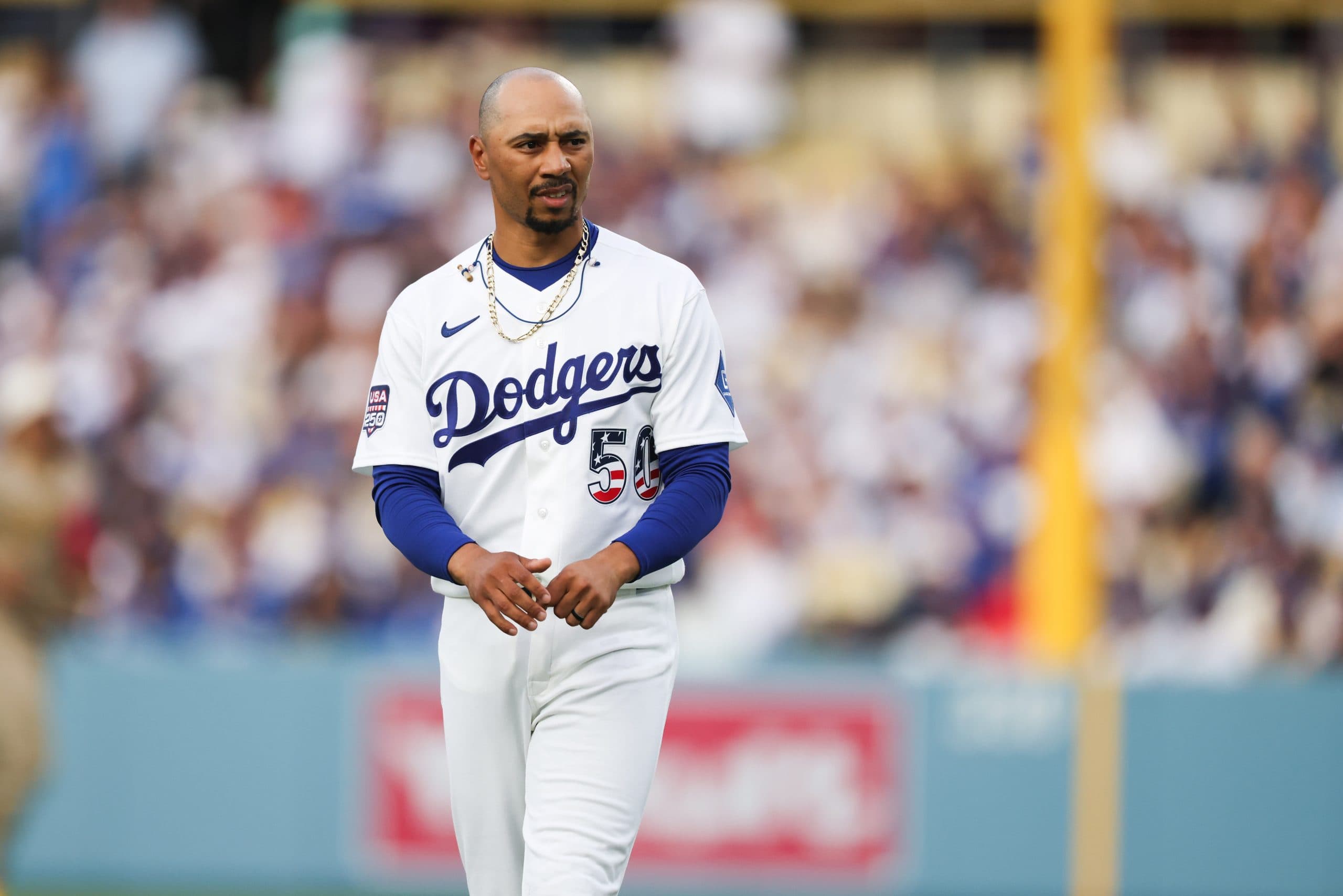 Betts Names Dodgers, Not Red Sox, as Team He'll Claim After Retirement