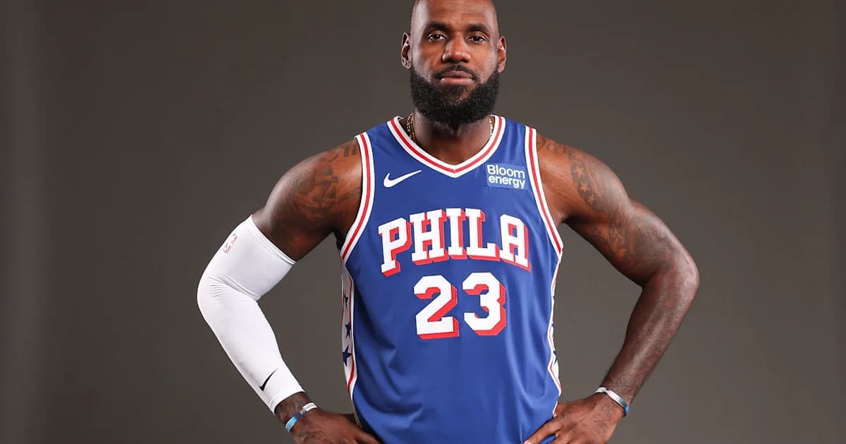 LeBron James establishing the standard at 76ers camp, Gansey says