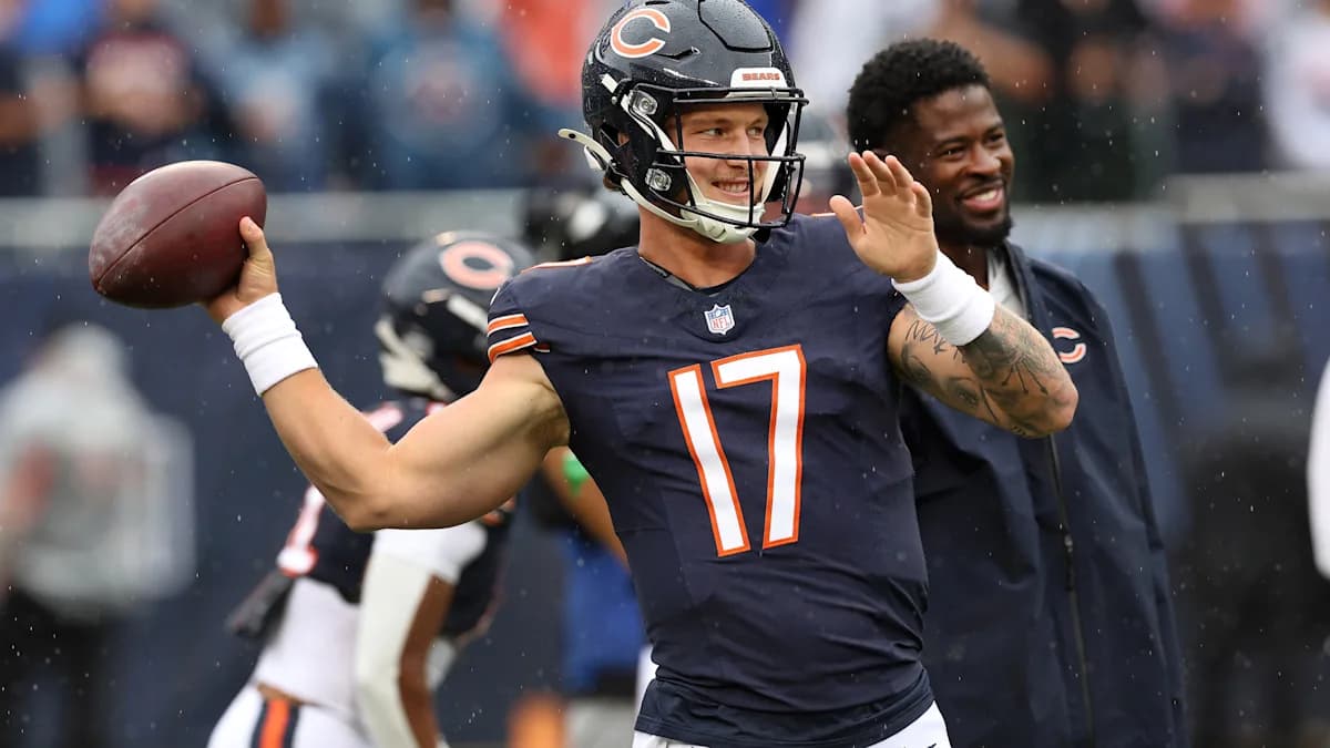 Bagent Practices in Concussion Protocol, Bears Weigh QB Options for Eagles