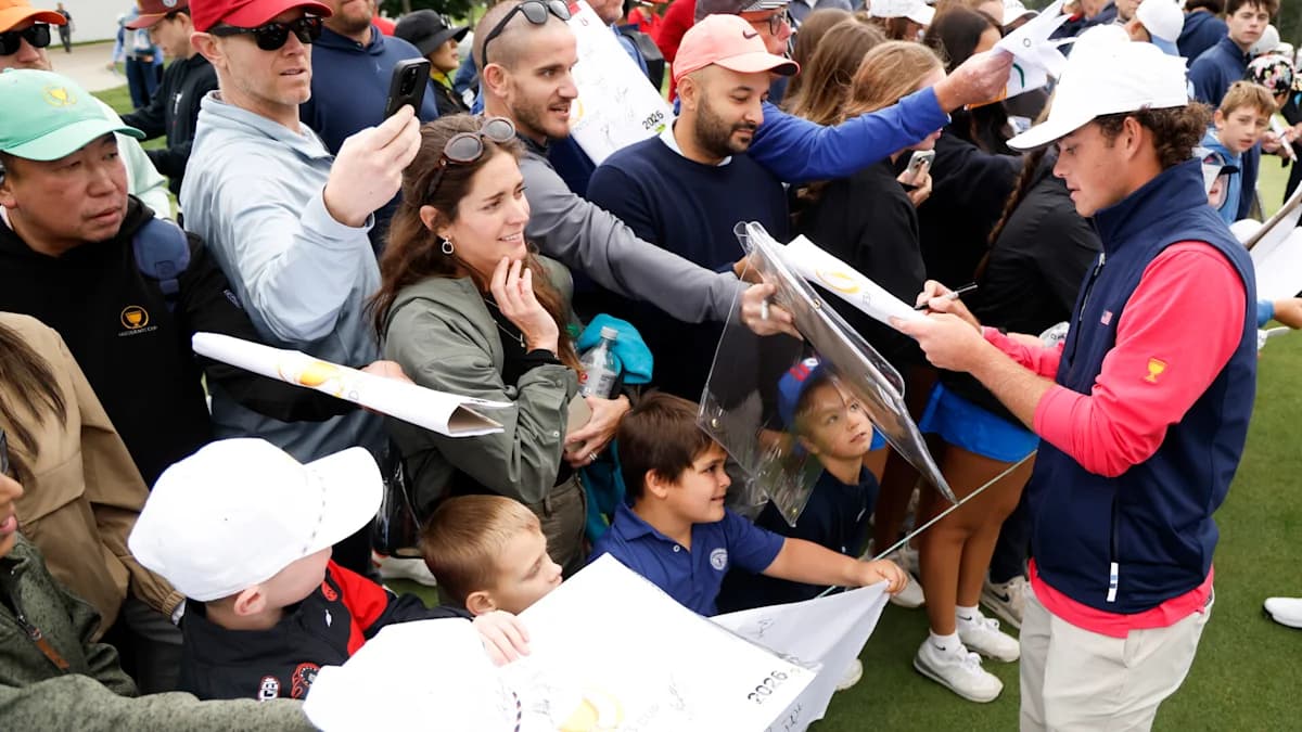 Presidents Cup Rookie Koivun Born 21 Years Ago — How Different the World Looked