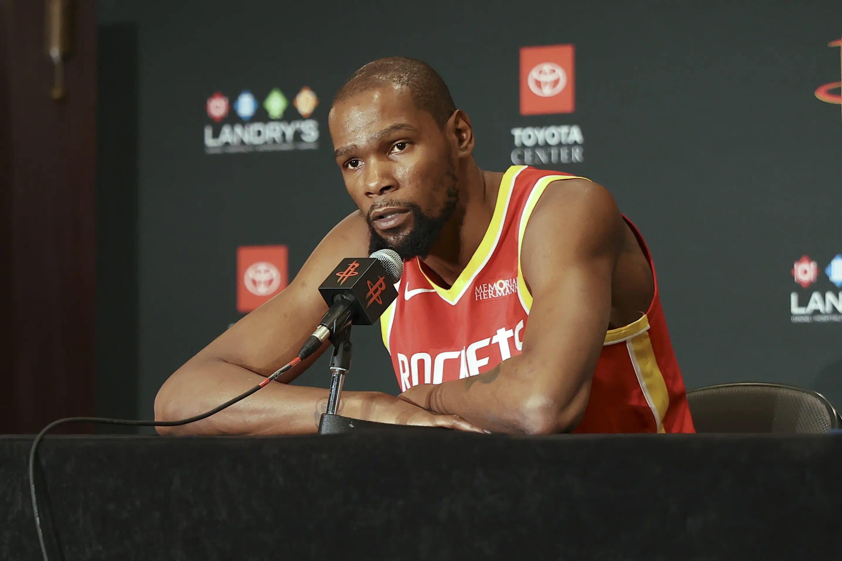 Kevin Durant Pushes Back on Rockets' Plan to Cut His Minutes