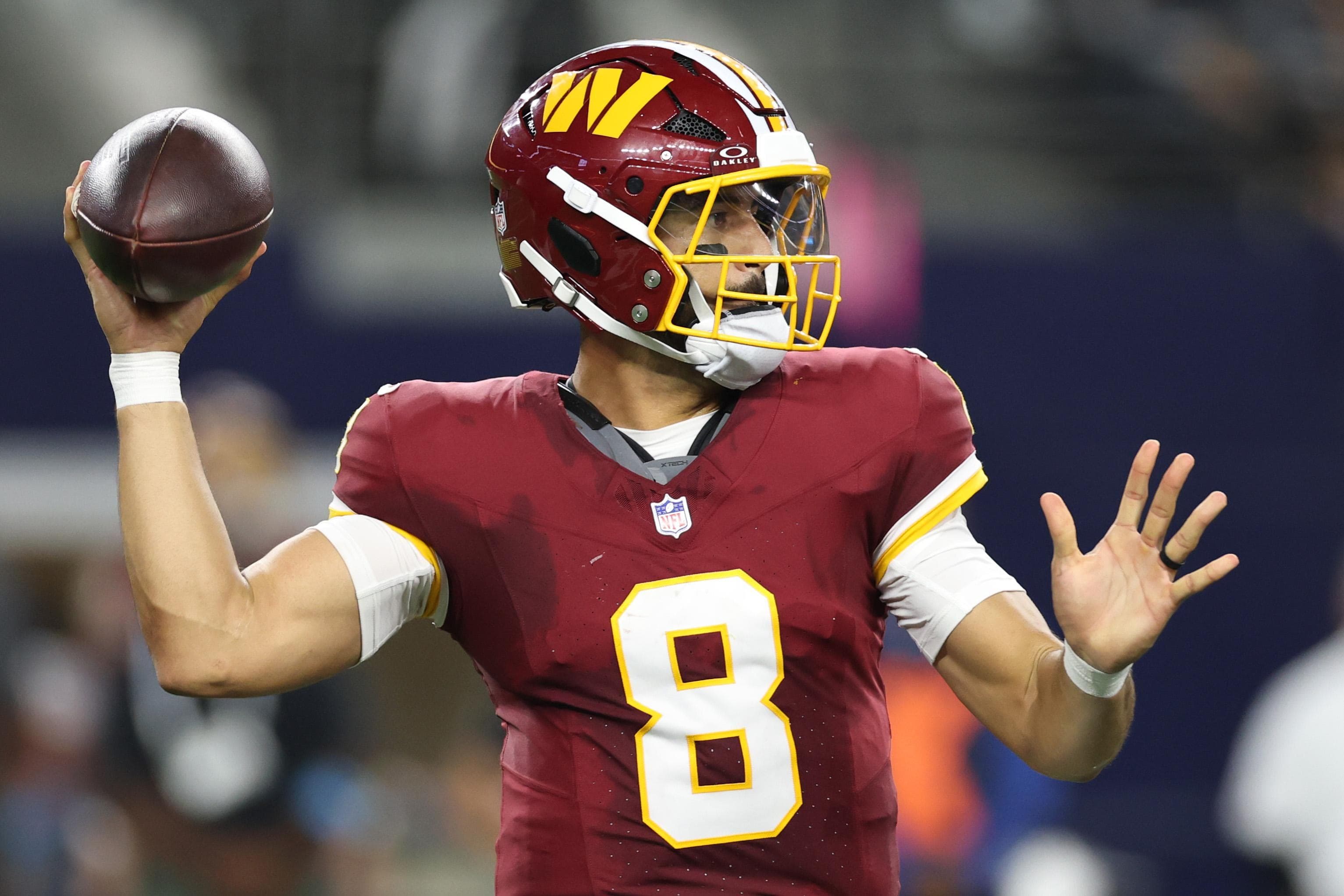 Mariota to start for Commanders in Week 3 as Daniels recovers from elbow injury