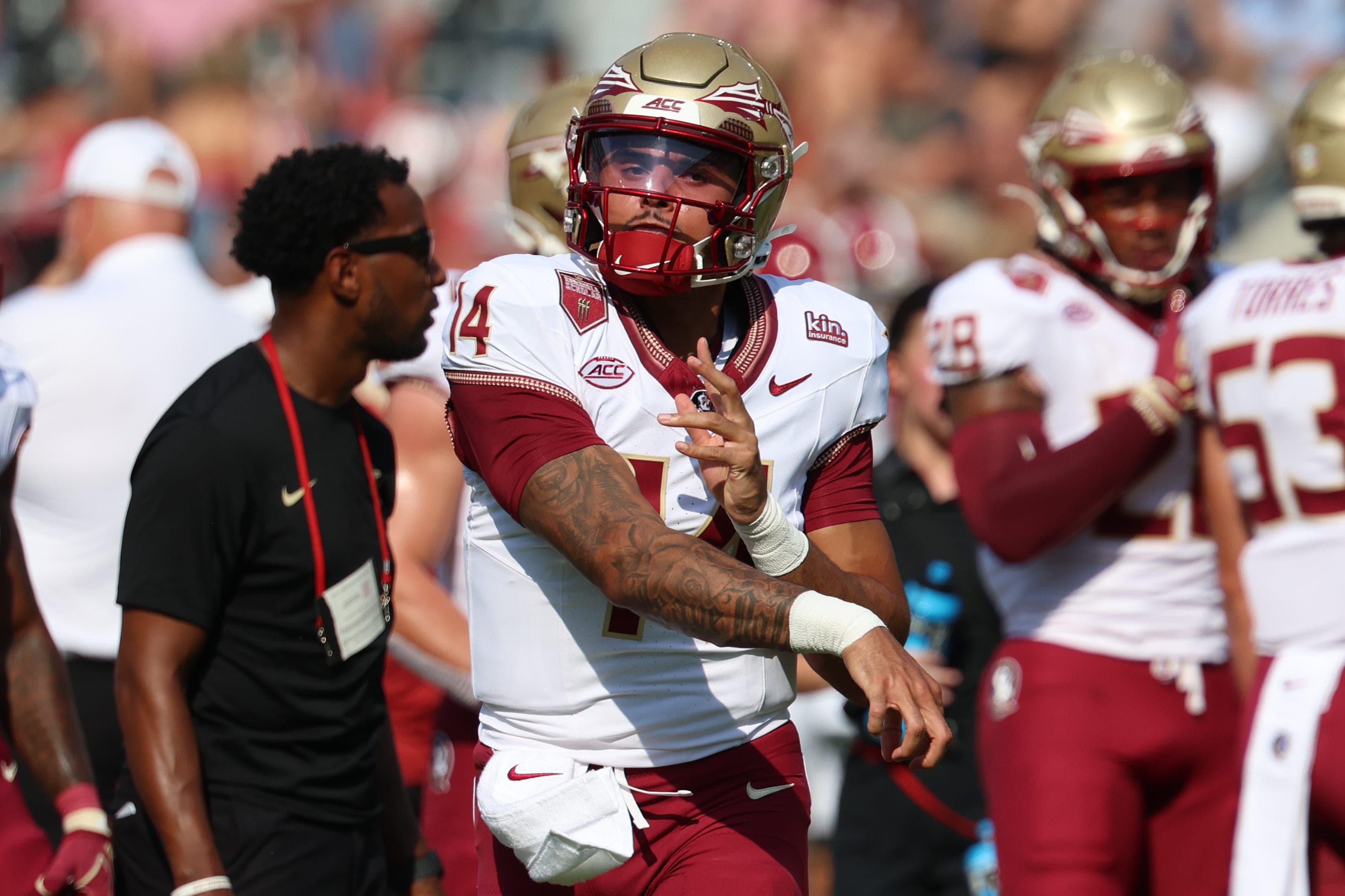 Daniels Throws for 377 Yards as Florida State Falls at No. 8 Alabama