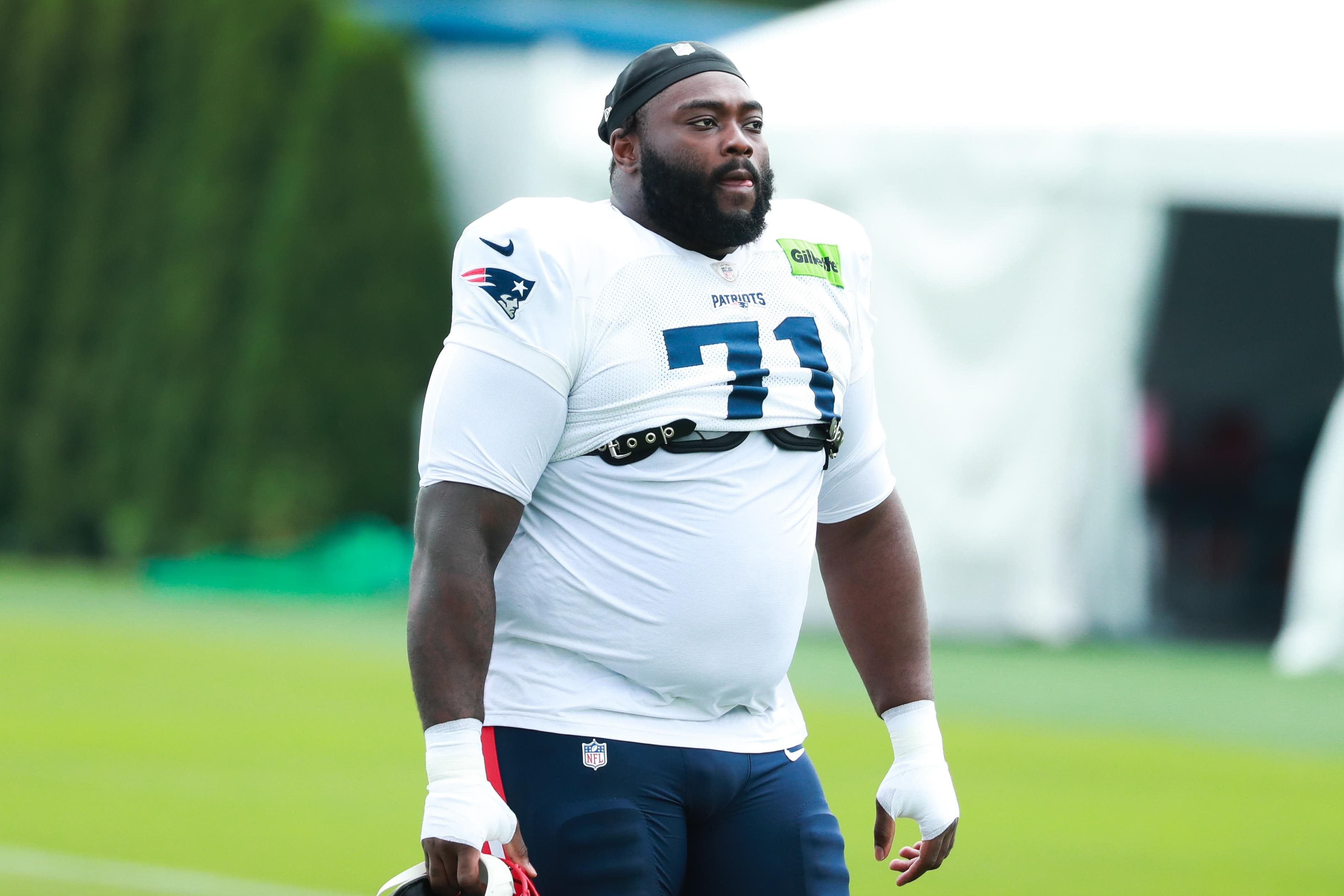 Patriots place guard Mike Onwenu on injured reserve